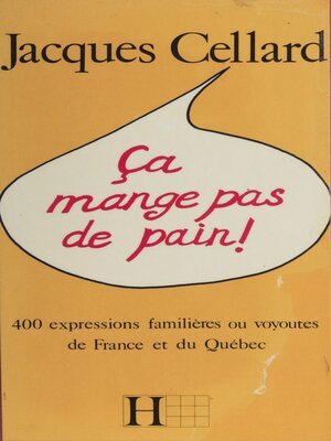 cover image of Ça mange pas de pain